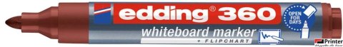 Marker do tablic okrągła końcówka 1,5-3 mm brązowy Edding 360/007/BR