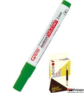 Marker tablicowy GR-003 okrągła końcówka zielony GRAND 160-1311