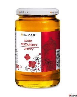 Miód Nektarowy Lipowy Huzar 1kg