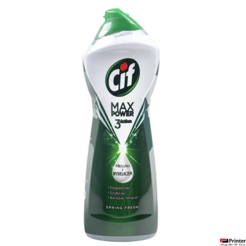 CIF Mleczko czyszczące 1001 g Max Power Spring z wybielaczem 15993