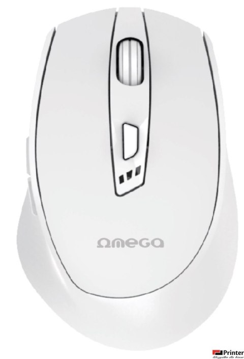 Mysz bezprzewodowa OMEGA MOUSE recharegable usb-c biała OMC529RWW PLATINET