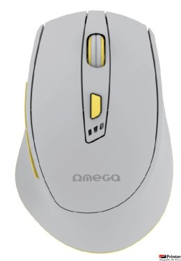 Mysz bezprzewodowa OMEGA MOUSE recharegable usb-c szara OMC529RWGL PLATINET