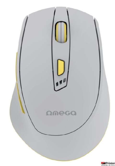Mysz bezprzewodowa OMEGA MOUSE recharegable usb-c szara OMC529RWGL PLATINET