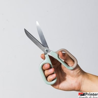 Nożyczki Comfort Nusign ENS055, 18 cm, zielone ENS055-GR Deli