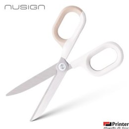 Nożyczki Comfort Nusign ENS056, 14,5 cm, białe ENS056-WH Deli