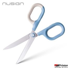Nożyczki Comfort Nusign ENS056, 14,5 cm, niebieskie ENS056-BL Deli
