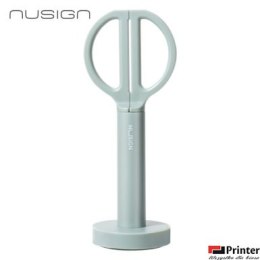 Nożyczki Nusign ENS051, ze stojakiem, 18 cm, zielone ENS051-GR Deli