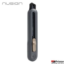 Nożyk biurowy Nusign ENS062, ostrze łamane 18mm, ciemnoszary ENS062-DGR Deli