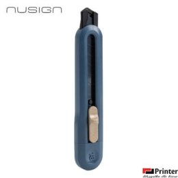 Nożyk biurowy Nusign ENS062, ostrze łamane 18mm, granatowy ENS062-NB Deli