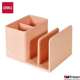 Organizer na biurko - przybornik Deli EZ420, UrbanRoot, różowy