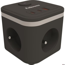POWER CUBE typ E, czarny, 100137169 FELLOWES