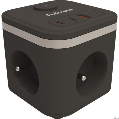 POWER CUBE typ E, czarny, 100137169 FELLOWES
