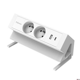 POWER DESK 2 typ E, biały, 100137185 FELLOWES