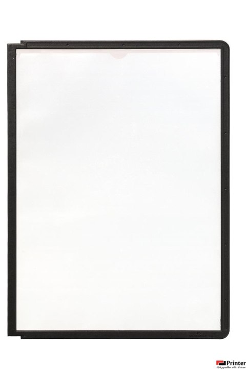 Panele prezentacyjne czarne (5) ramka SHERPA 5606-01 DURABLE