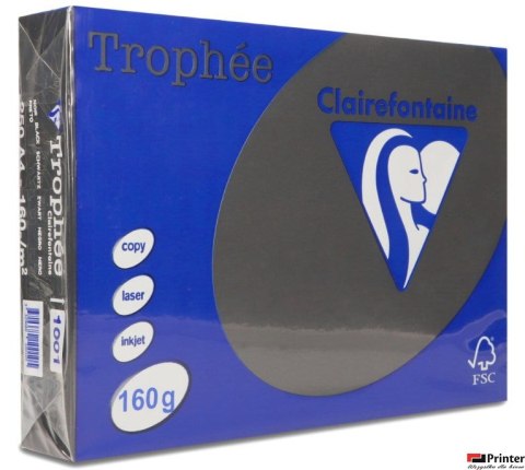 Papier xero A4 160g czarny TROPHEE EMERSON 250ark xca41001b 1001PC