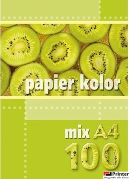 Papier xero A4 mix kolorów 160g (100 arkuszy) KRESKA.