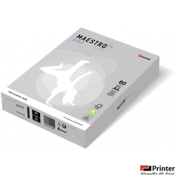 Papier xero MAESTRO COLOR A4 160g 250 ark. GR21 szary