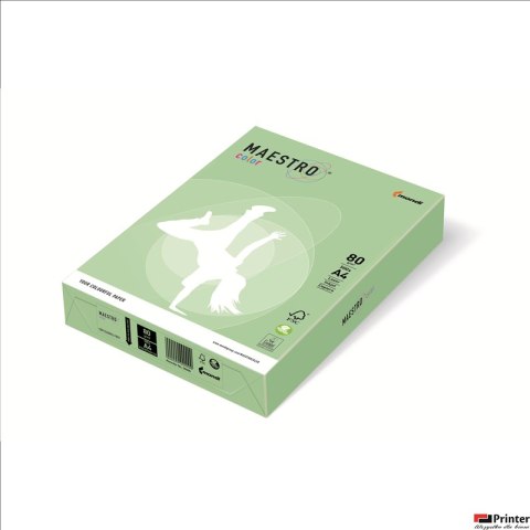 Papier xero MAESTRO COLOR A4 160g 250 ark. MG28 zielony pastel
