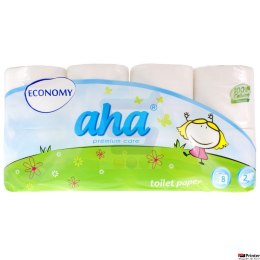 Papier toaletowy AHA SMART (8rolek) biały