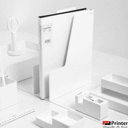 Pionowy pojemnik na dokumenty A4, Nusign ENS022, biały ENS022-WH Deli