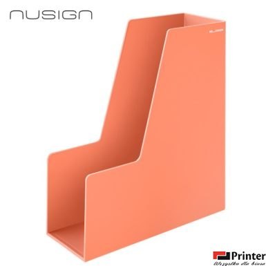 Pionowy pojemnik na dokumenty A4, Nusign ENS022, różowy ENS022-P Deli