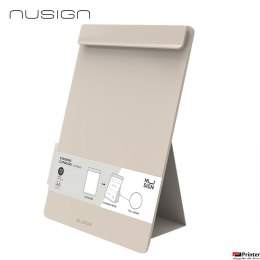 Podkładka z klipsem Nusign ENS503, stojąca, format A4, szara ENS503-SZ Deli