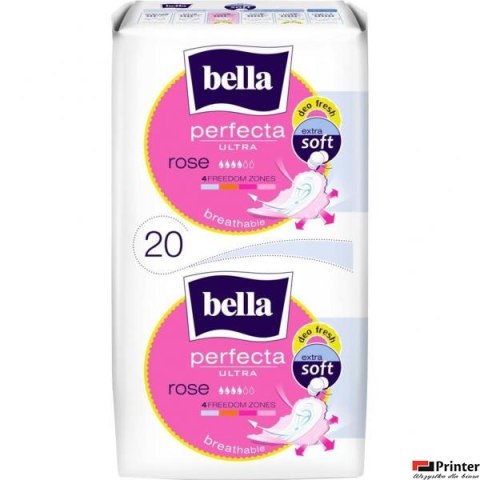 Podpaski higieniczne Bella Perfecta Ultra Rose 20 sztuk 4847