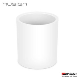 Pojemnik na długopisy, okrągły, Nusign ENS023, biały ENS023-WH Deli