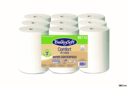 Ręcznik w roli mini centralnego dozowania (9rolek) biały, celuloza z recyklingu, 2w, 60m, Comfort De-inked, 96715 BULKYSOFT