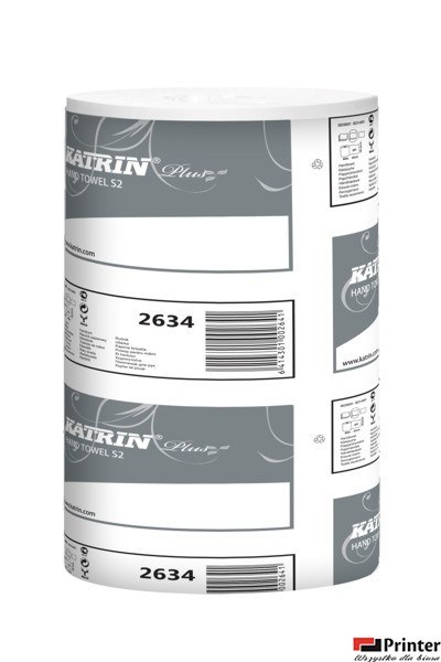 Ręczniki w roli KATRIN PLUS (12 rolek) S2 2634/43400 super biały 60m