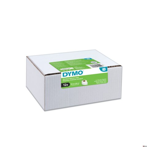 Standardowa Etykieta DYMO adresowa - 89 x 28 mm, biały - VALUE PACK 12 szt. 2093091