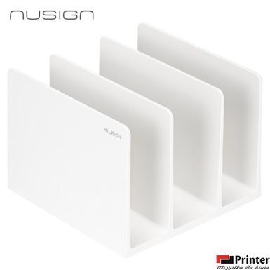 Stojak na dokumenty, organizer Nusign ENS006, biały ENS006-WH Deli