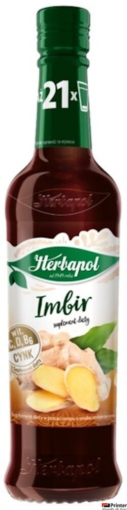 Syrop HERBAPOL Imbir 420ml