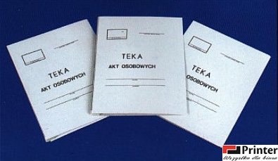 Teczka do akt osobowych A4 350g, przekładki A-E KIEL-TECH 4-00581/5