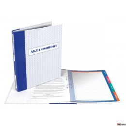 Teczka do akt osobowych FILE A4 - biało-niebieski 1200g 30mm 89423