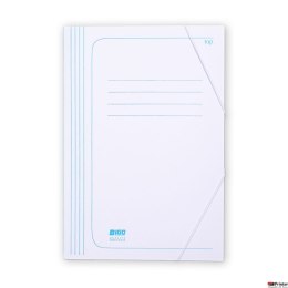 Teczka na gumkę biała A4 biały 320-350g [mm:] 320x220 Bigo (25 sztuk) (0006) 16377
