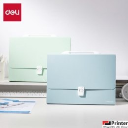 Teczka ofertowa Deli EF633, Urban Root, Expanding File, format A4, 8 przegródek, mix kolorów, 1 szt,