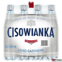 Woda CISOWIANKA 0.5l lekko gazowana zgrzewka 12 szt. KAUCJA