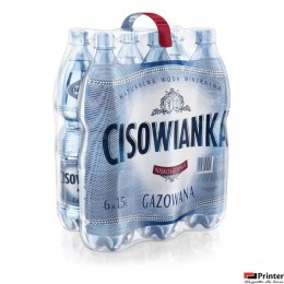 Woda CISOWIANKA 1.5l gazowana zgrzewka 6 szt. KAUCJA