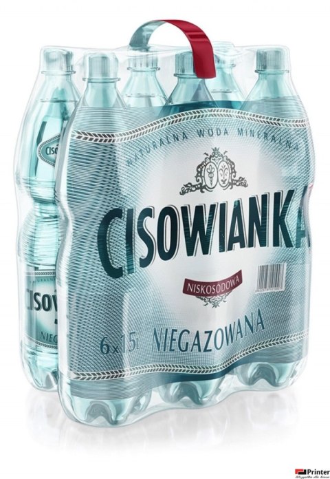 Woda CISOWIANKA 1.5l niegazowana zgrzewka 6 szt. KAUCJA