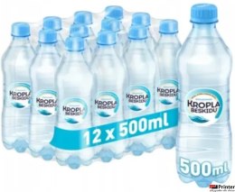 Woda KROPLA BESKIDU niegazowana 0.5L butelka PET zgrzewka 12 szt. KAUCJA