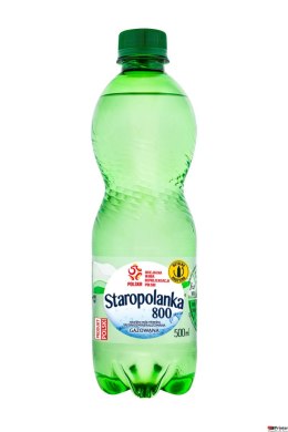 Woda STAROPOLANKA 0,5L gazowana zgrzewka 12szt. KAUCJA