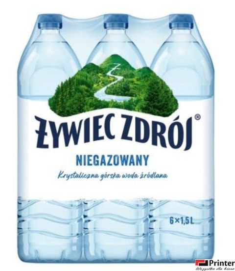 Woda ŻYWIEC ZDRÓJ 1.5l niegazowana zgrzewka 6 szt. KAUCJA