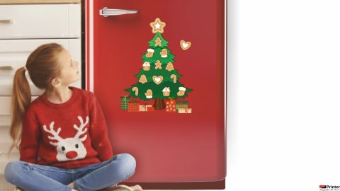 ZESTAW KREATYWNY - CHOINKA MAGNETYCZNA BOMBKI ZK-CHM-01