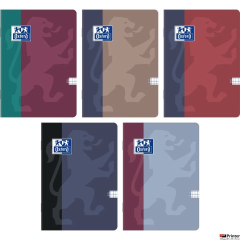 Zeszyt Oxford B-you Touch A5/60k kratka z marginesem 400208490