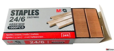 Zszywki miedziowane 24/6, MG M&G ABS916H0
