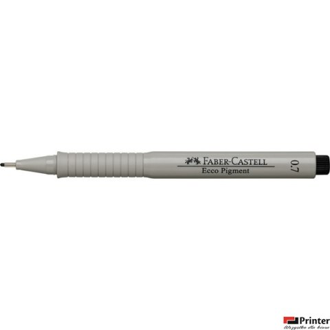 CIENKOPIS ECCO PIGMENT 0,7MM CZARNY FABER-CASTELL 166799 FC SALE
