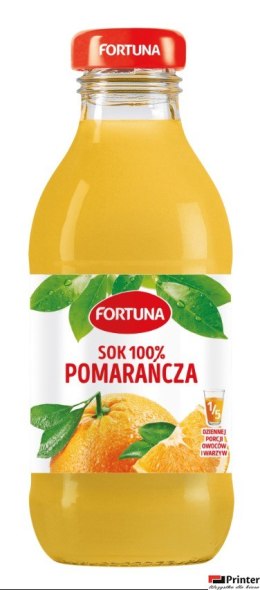 FORTUNA POMARAŃCZOWY 300ml butelka szkło
