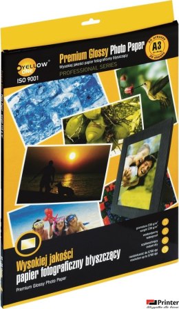 Papier foto (3PPG230), 230 g/m, A3 20 arkuszy YELLOW ONE 150-1366