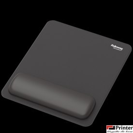 Podkładka pod mysz i nadgarstek BREYTA, czarna 24x20cm 100142555 FELLOWES